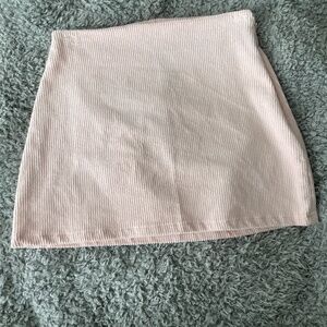 Forever 21 small light pink corduroy pencil skirt